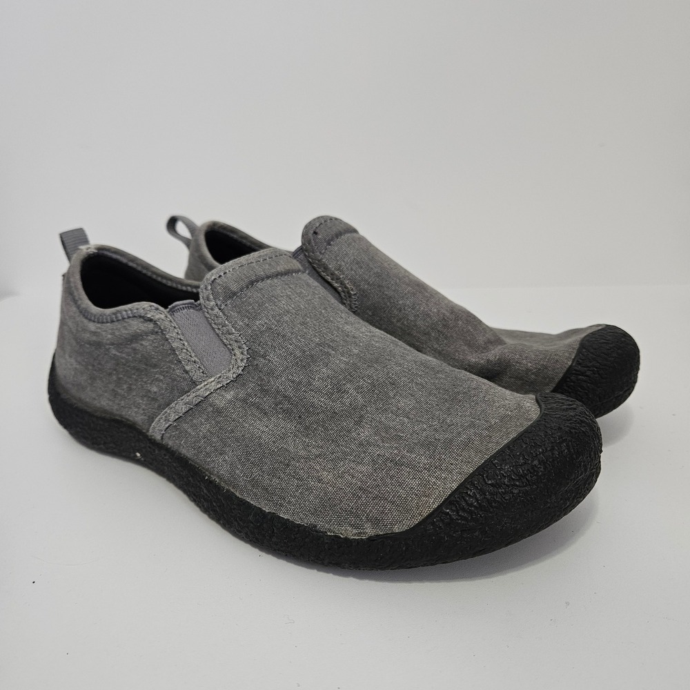 Keen Slip On Shoes Loafers Womens 9 Gray Canvas Minimalist Casual Arch Support